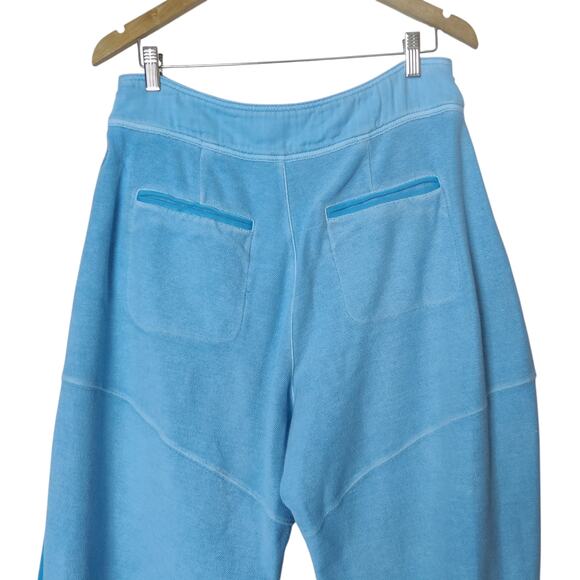 FP Movement Timko Oversized French Terry Baggy Barrel Leg Pants Medium Blue - Picture 10 of 16